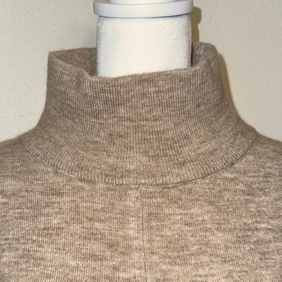 Anthropologie Saturday Sunday Soft Knit Cocoon Oversized Tan Maxi Dress Size S - Picture 5 of 9